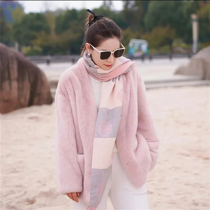 Plus Size Mink Jacket